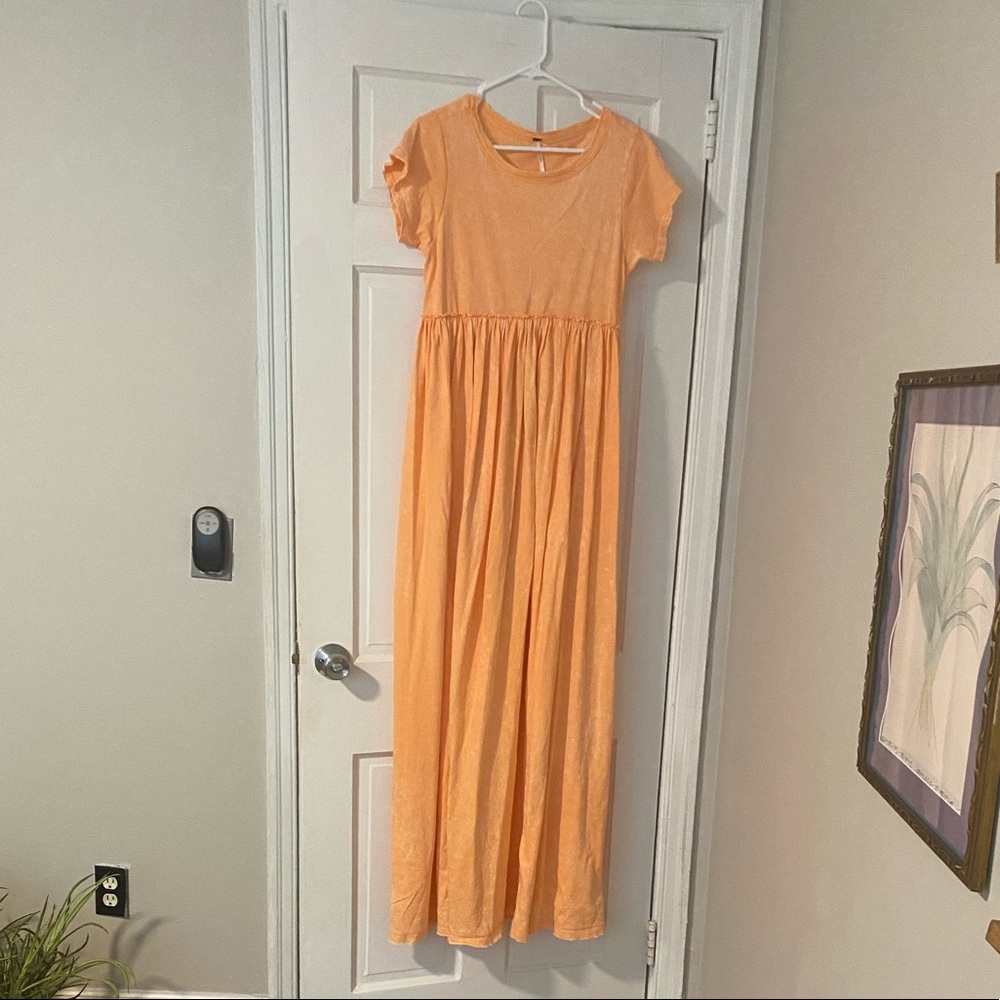 Free People Maxi Dress in Peach
